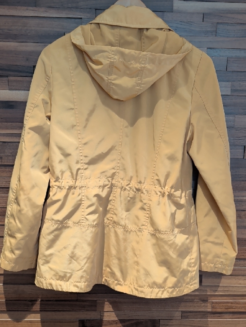 Charter Club Yellow Utility Jacket with Drawstring Waist - Picture 5 of 11